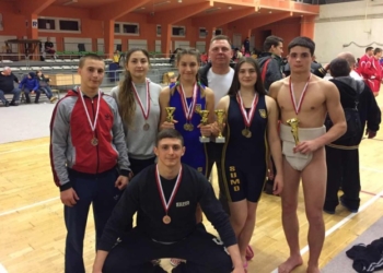 Юные сумоисты из Южноукраинска вернулись из Будапешта с медалями