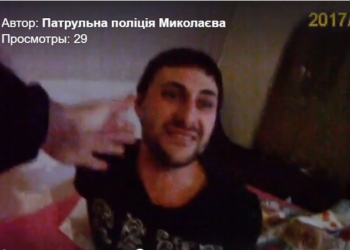 Николаевский дебошир, оскандалившийся летом, снова учинил дебош и оказался в наручниках