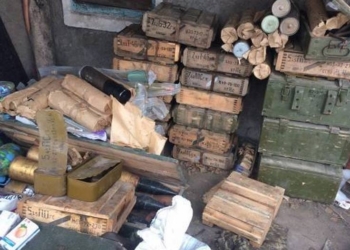 Схрон с огромным количеством боеприпасов обнаружили в зоне АТО