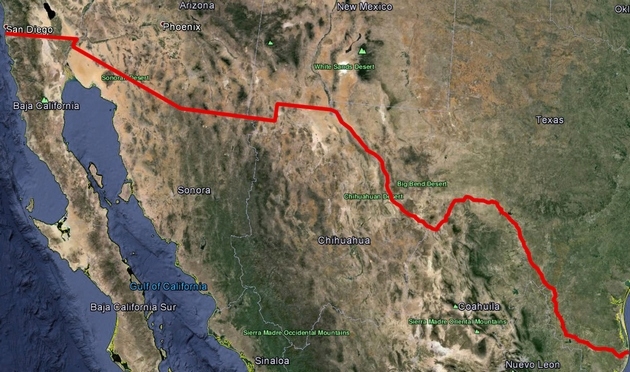 3000 км стены: Трамп заявил о начале отгорожения США от Мексики