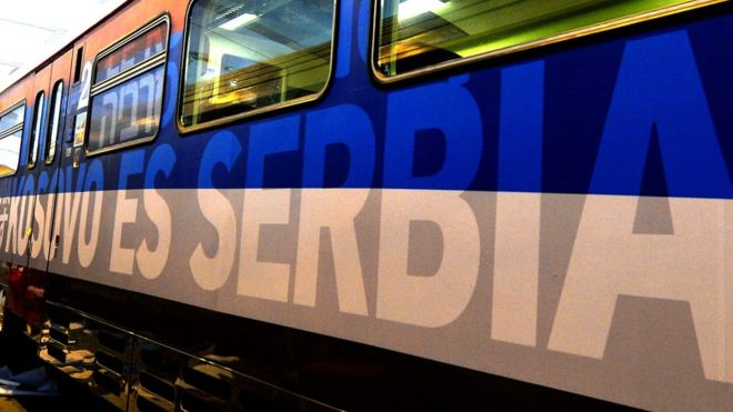 Сербия готова ввести войска в Косово - после неудачной попытки отправить поезд "Косово - это Сербия" 1