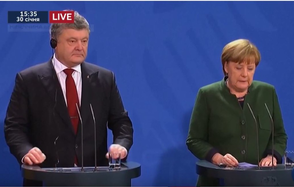 О чем договорились Порошенко и Меркель в Берлине 1