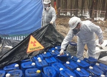 В Житомирской области ликвидировали могильник радиоактивных отходов