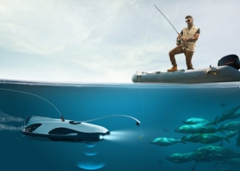 В США представлен первый в мире дрон, который может ловить рыбу