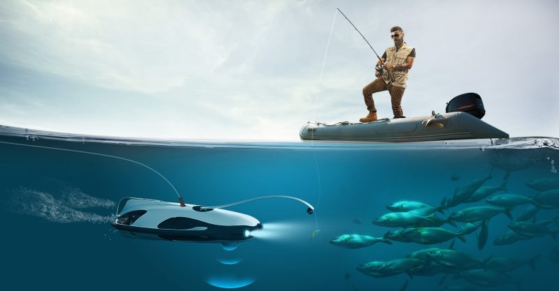 В США представлен первый в мире дрон, который может ловить рыбу 2