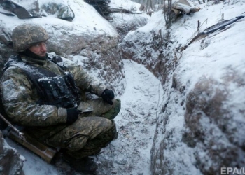 На Рождество в зоне АТО ранены шестеро бойцов ВСУ