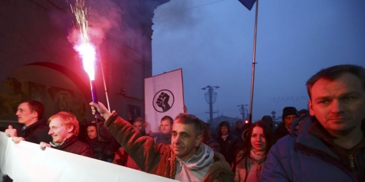 В Минске прошел «Марш разгневанных белорусов»