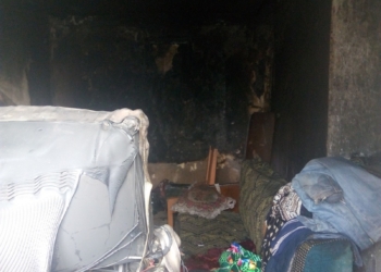 В Арбузинском районе по непонятным причинам загорелся жилой дом