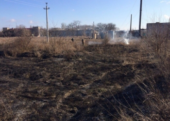 Как только сошел снег: в Вознесенске горела сухая трава и угрожала «поджечь» жилье