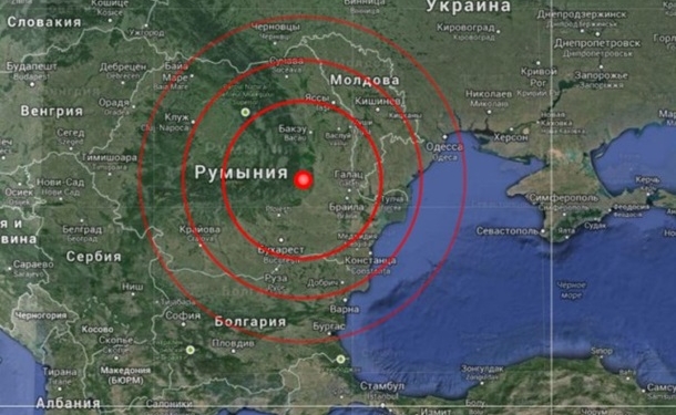 В Одесской области сегодня зафиксированы подземные толчки. Эпицентр снова в Румынии