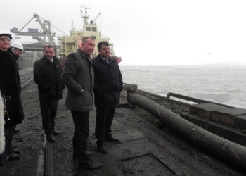 В Николаевском морском порту побывал новый глава АПМУ