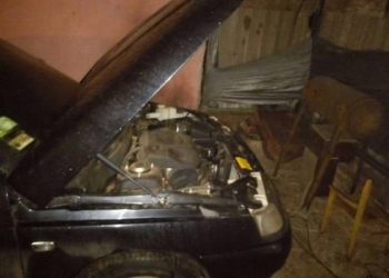 В Первомайске умышленно пытались сжечь автомобиль