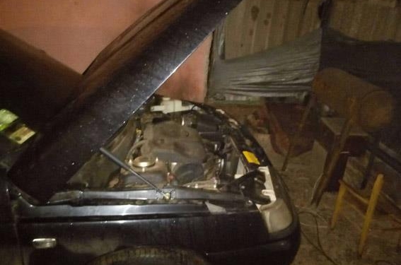 В Первомайске умышленно пытались сжечь автомобиль