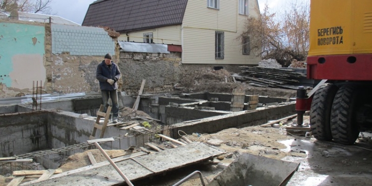 Новый травмопункт БСМП г.Николаева: фундамент уже залит