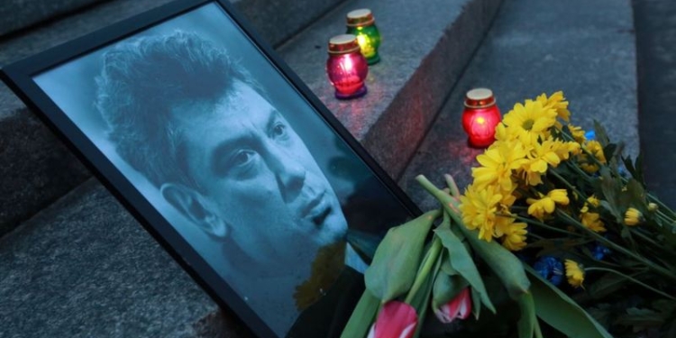 «Борись»: в Киеве сегодня тоже вспоминали Бориса Немцова