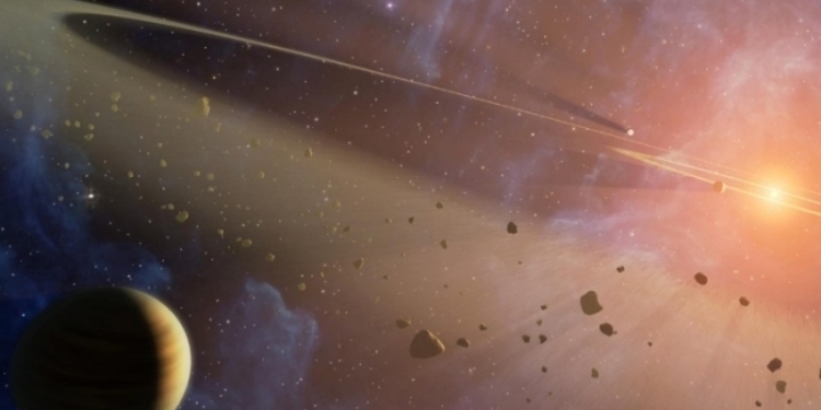 Телескоп Hubble зафиксировал, как погибла огромная комета