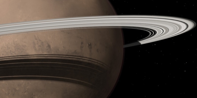 Вокруг Марса начали формироваться кольца из частичек его лун