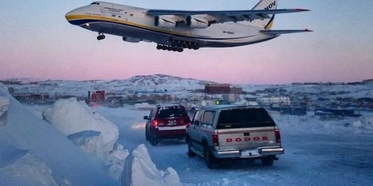 Работа для гиганта: украинский “Руслан” доставил крупнейший в мире авиадвигатель в заполярный аэропорт