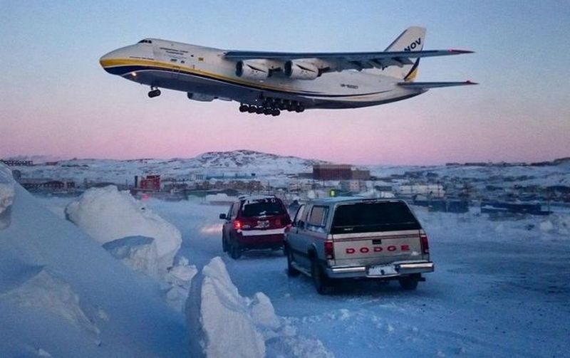 Работа для гиганта: украинский "Руслан" доставил крупнейший в мире авиадвигатель в заполярный аэропорт 1