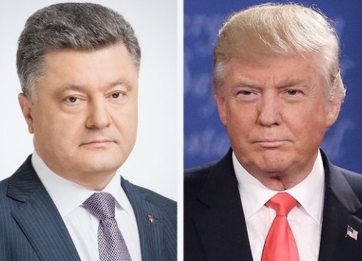 Трамп и Порошенко поговорят по телефону завтра
