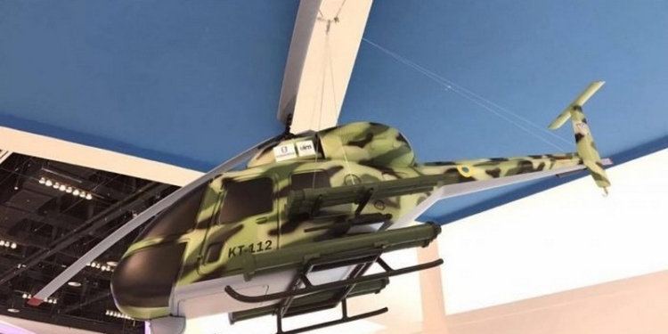 На выставке в ОАЭ Украина представила новый ударный вертолёт КТ-112