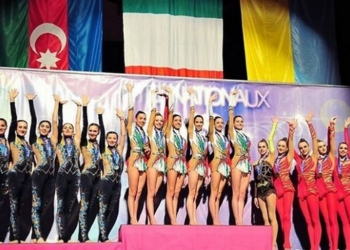 Украинские гимнастки трижды поднимались на пьедестал Гран-при по художественной гимнастике