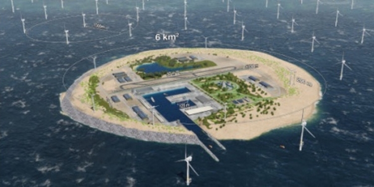 Вернемся к ветрякам: в Северном море появится остров-хаб