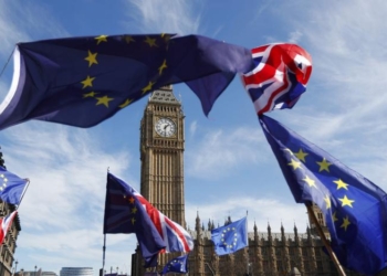 В Лондоне британцы митингуют против Brexit