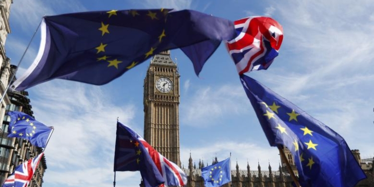 В Лондоне британцы митингуют против Brexit