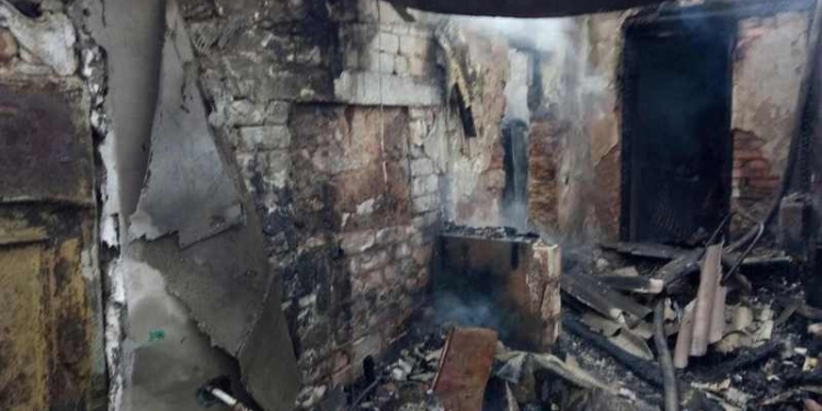 На Николаевщине горело сразу 3 постройки – жилой дом и хозздания