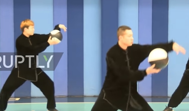 Баскетбол кунг-фу. Новое изобретение китайцев