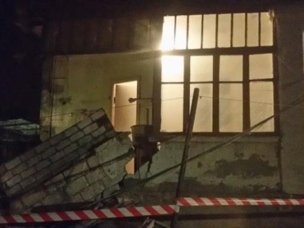 В Одессе ночью обрушилась часть жилого дома