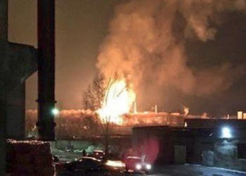 В России произошел пожар на пороховом заводе