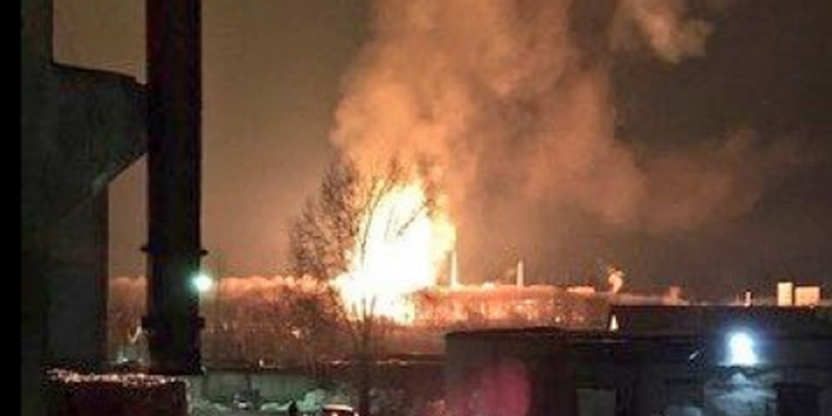 В России произошел пожар на пороховом заводе