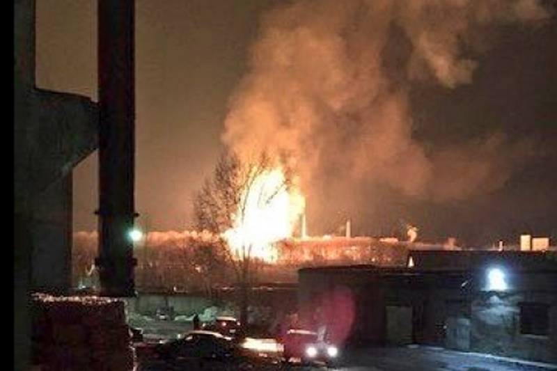 В России произошел пожар на пороховом заводе 1