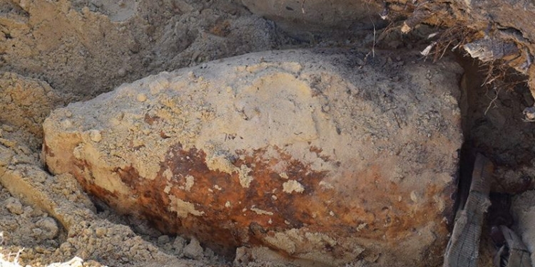 Оказалось неопасным, но напугало: в Заводском районе Николаева нашли часть авиабомбы