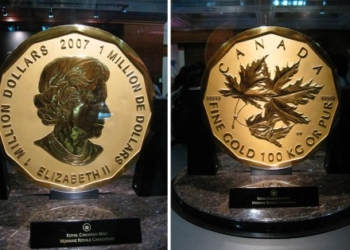 Из музея в Берлине украли золотую монету весом 100 кг