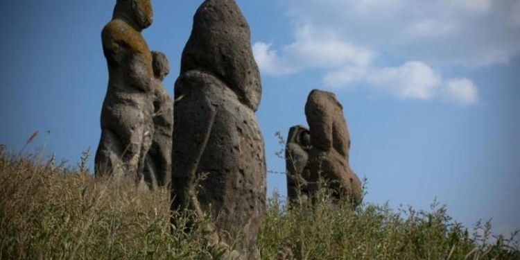 Тракторист нашел уникальную скифскую бабу: таких в мире только три