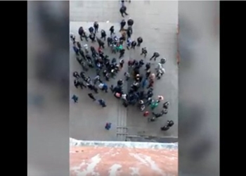 Массовая драка во Львове из-за того, что школьники собирали дань со студентов