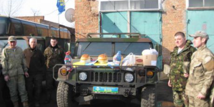 Община Первомайщины отправила автомобили бойцам на востоке Украины