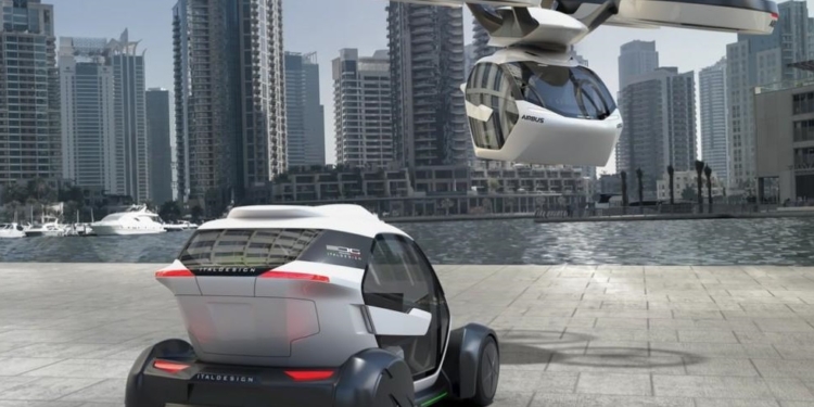 Вот оно, будущее. В Женеве представлен летающий автомобиль