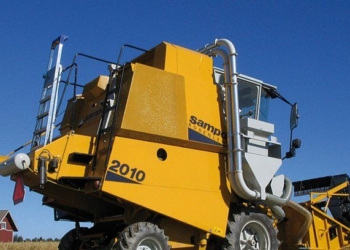 В Украине начали сборку финских комбайнов