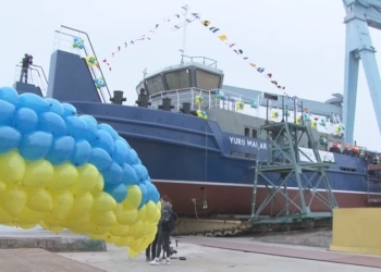 Чтобы помнили. В Николаеве спустили на воду судно «Юрий Макаров»