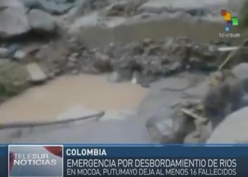 В Колумбии селевой поток похоронил 14 человек, ранил 60, еще десятки пропали без вести