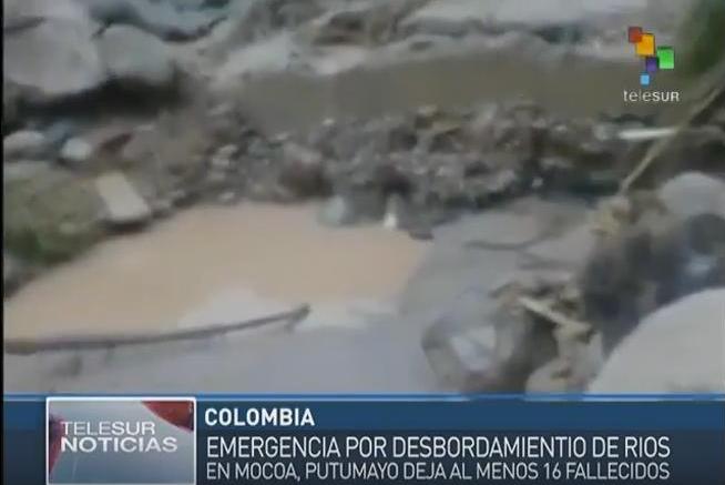 В Колумбии селевой поток похоронил 14 человек, ранил 60, еще десятки пропали без вести 1