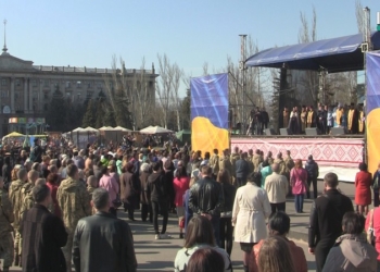 В Николаеве совместную молитву за победу над агрессором и мир в Украине представители Московского патриархата проигнорировали