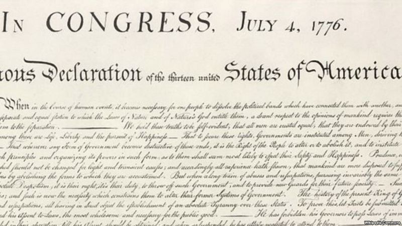 Неожиданно: Декларацию независимости США обнаружили в Великобритании 1