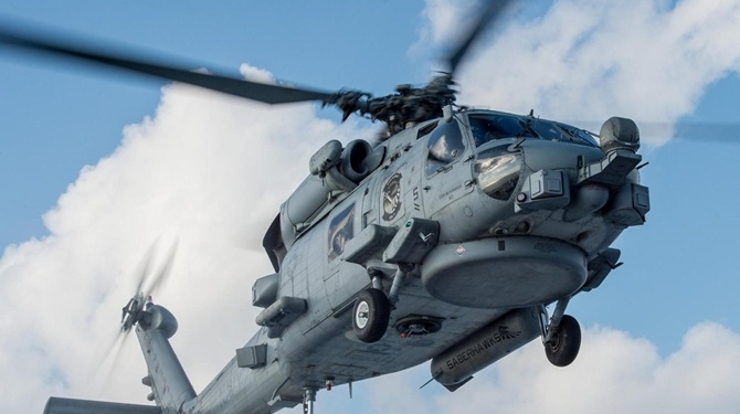 В Тихом океане разбился американский военный вертолет