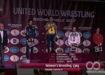 Украинки взяли «золото» на чемпионате Европы по борьбе