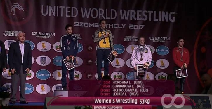 Украинки взяли «золото» на чемпионате Европы по борьбе